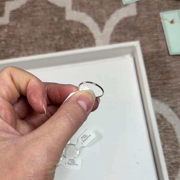 Sterling Silver Round Rings - Picture 2 of 4